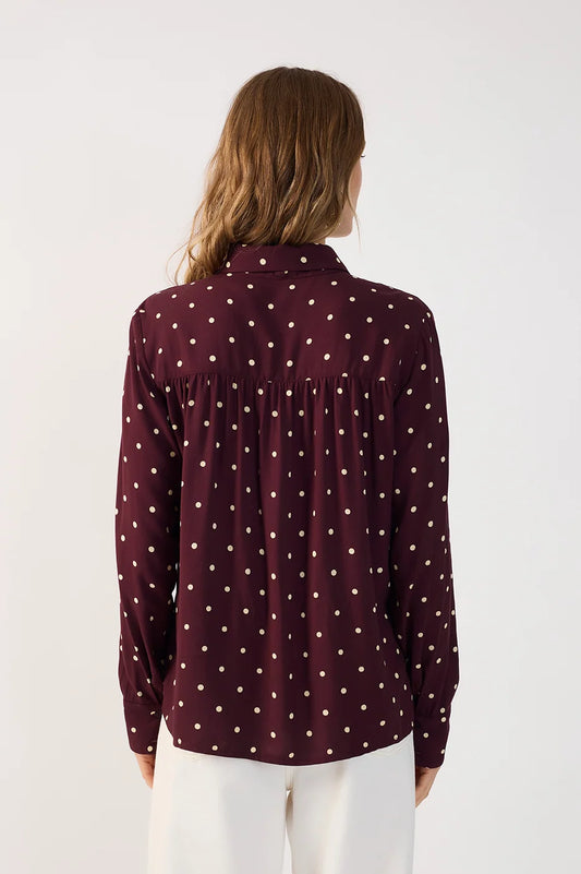 Nocturne tie neck shirt