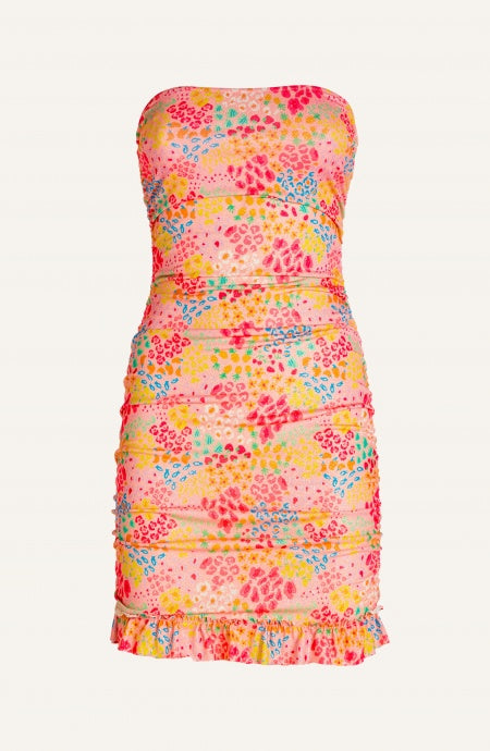 Tube animal print dress