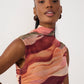 Dunes high neck maxi dress