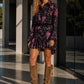 Midnight bloom dress