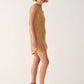 Resort knit mini dress