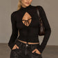 Luna tie top