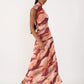 Dunes high neck maxi dress