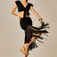 PATY SKIRT SET BLACK JACQUARD TEXTURE