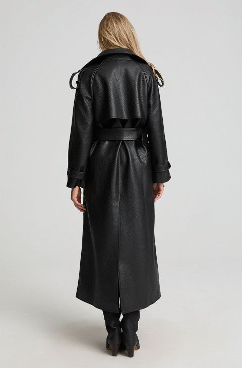 Black trench coat