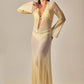 LONG SIXTY DRESS YELLOW GRADIENT PRINT
