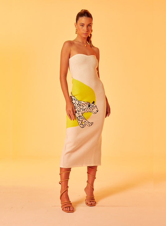 Jacquard Knit Dress