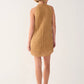 Resort knit mini dress