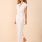 Elastic waistband jumpsuit