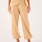 Linen pants with buckle