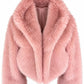 PINK CLOUD FAUX FUR JACKET