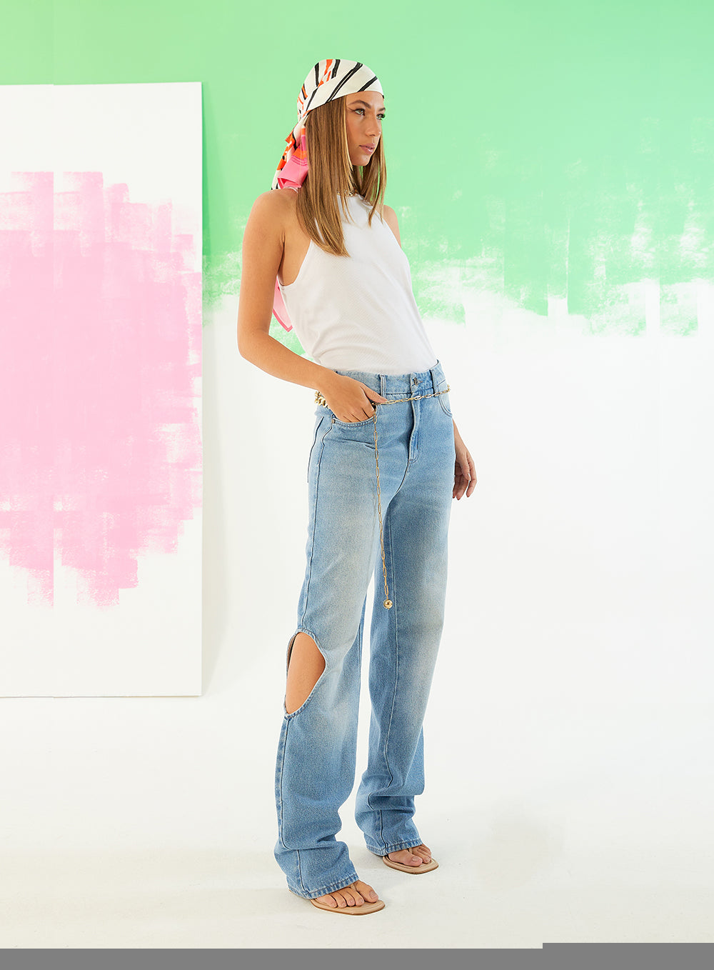 Sarah cutouts jeans