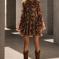 Tribal chocolate dress