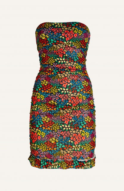 Tube animal print dress