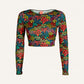 Long sleeve lurex
